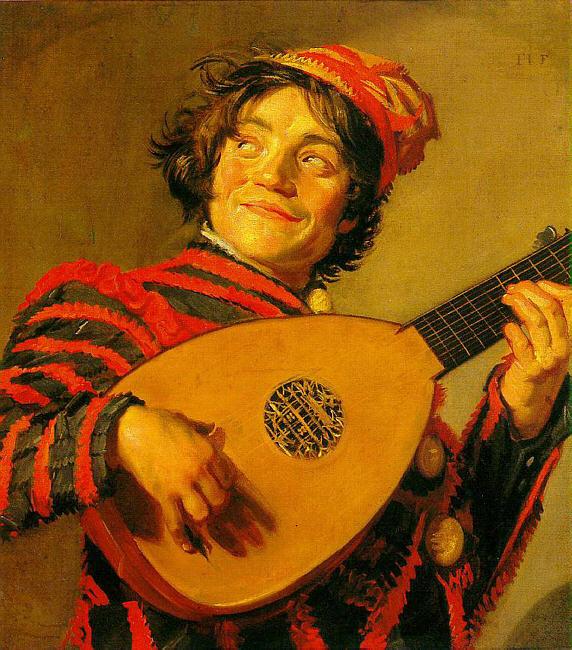 Frans Hals Jester with a Lute